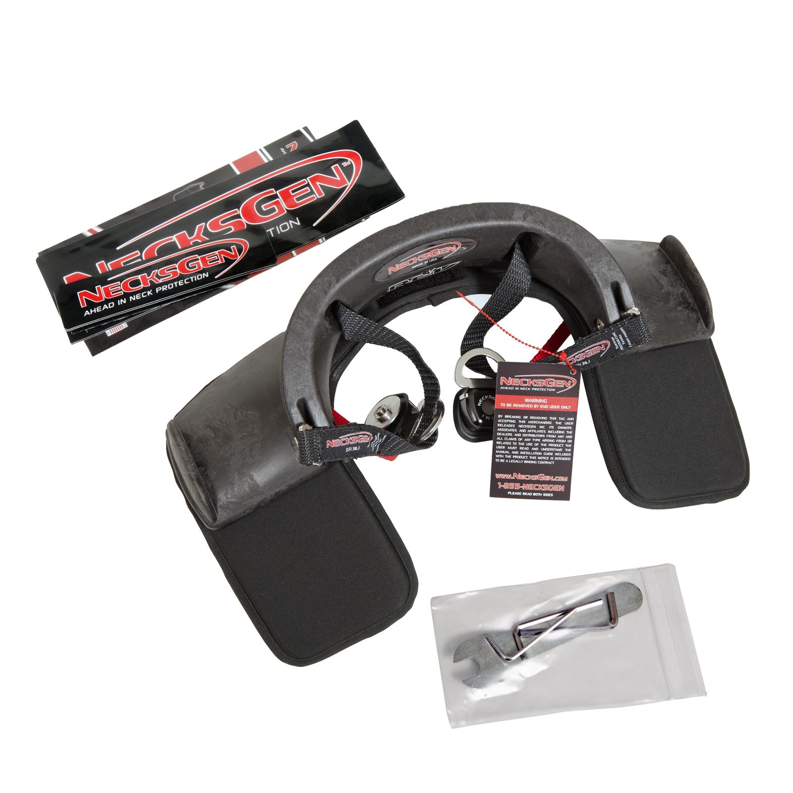 racing head and neck restraint systems
