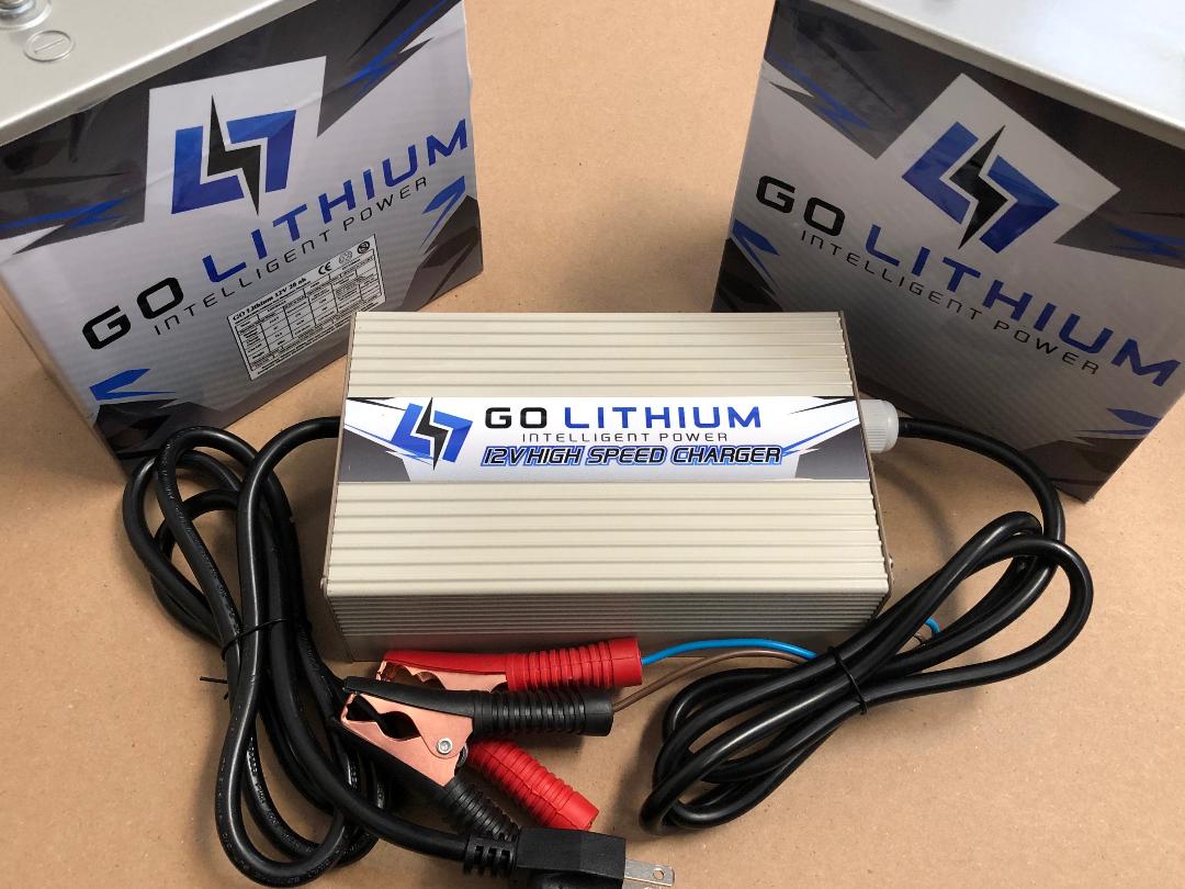 12V Advanced Lithium Batteries and Charger